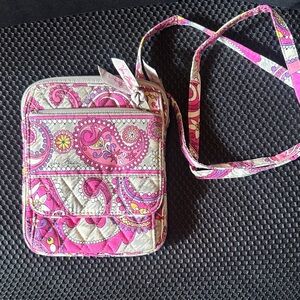Vera Bradley Vintage Paisley meets Plaid Crossbody Bag